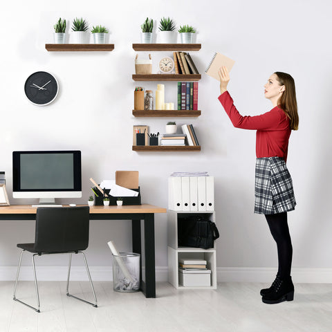 Wall Mounted Floating Shelves (5 Pack)