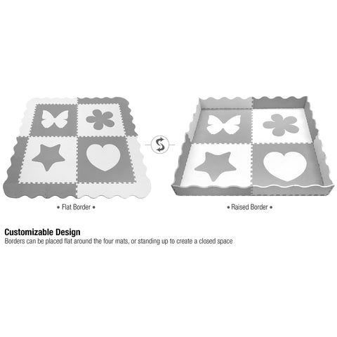 Floor Baby Play Mat Interlocking Set (4 Pc)