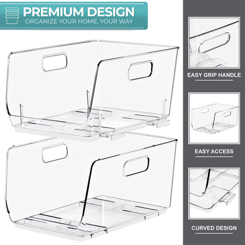Open Front Bins Set