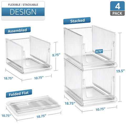 Extra Large Clear Closet Organizers
