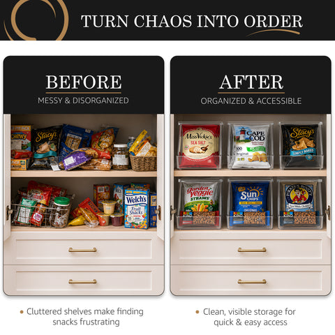 Open Front Snack Bins