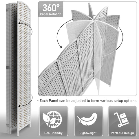 Panel Room Divider (Double Hinged)