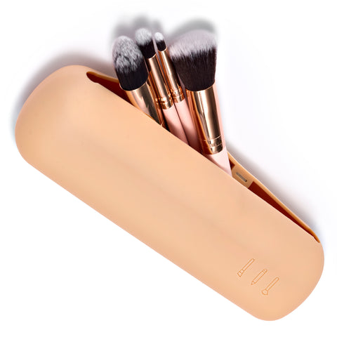Travel Cosmetic Makeup Brush Holder (2Pack)