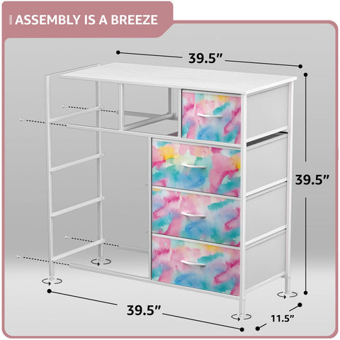 9 Drawer Wide Dresser