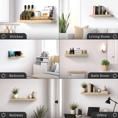 Rectangle Floating Shelf (1-Piece)