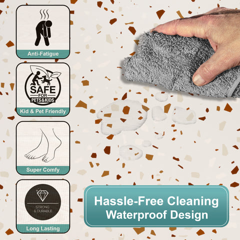 16 Tiles 64 Sq ft Wood Grain Foam Tiles