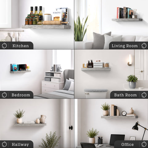 Rectangle Floating Shelf (1-Piece)