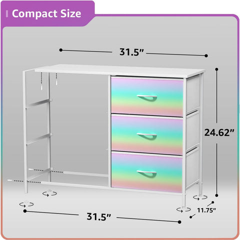 6 Drawer Fabric Dresser