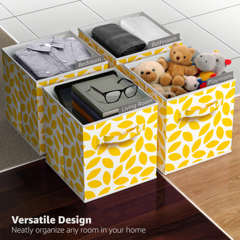 11" Cube Storage Bins (6 Pack)