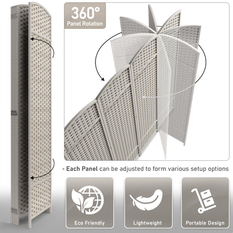 Panel Room Divider (Double Hinged)