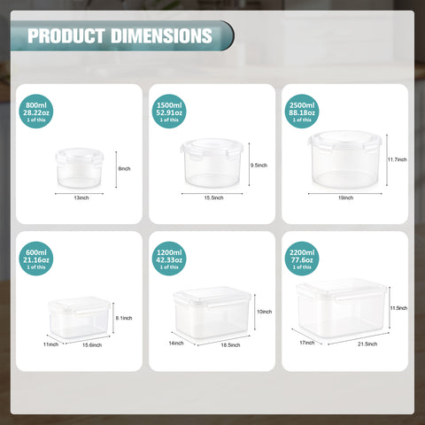Airtight Food Container Variety Set