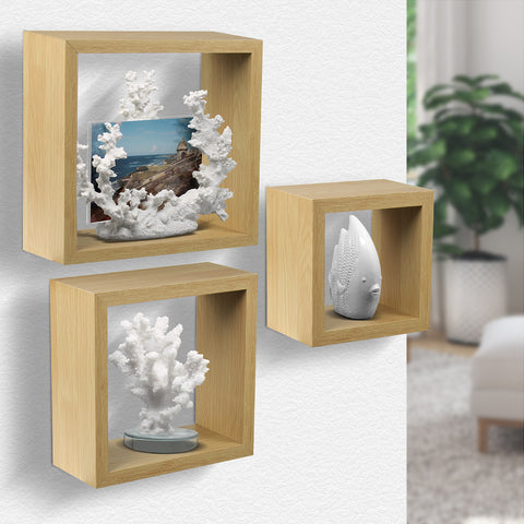 Square Floating Shelf (Set of 3)