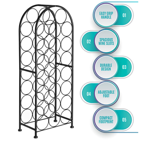 23 Bottle Wine Rack (French Style)