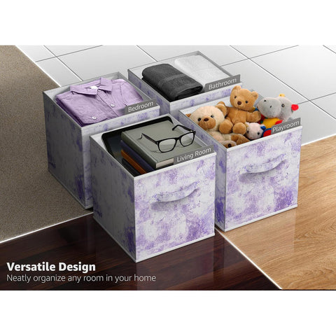 Tie-Dye Storage Cube Bins (4 Pack)