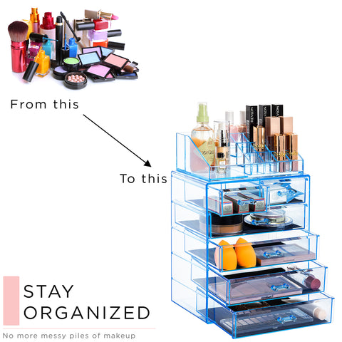 Makeup Organizer Set Tray (6 Drawer)