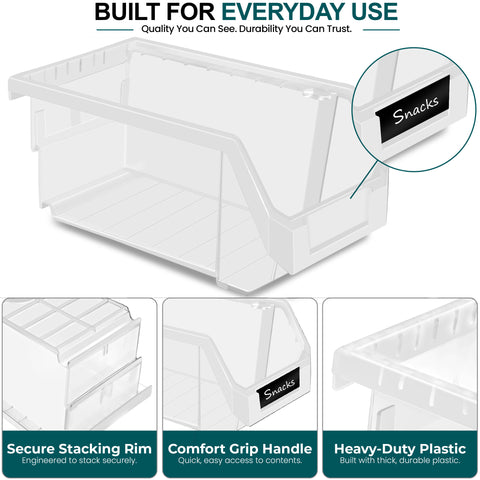 Open Front Garage Storage Bin (Medium)