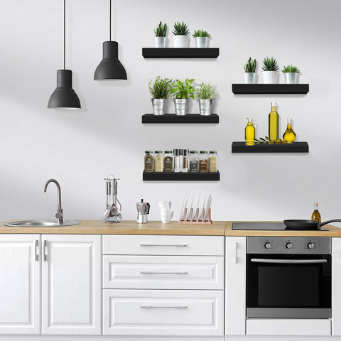Wall Mounted Floating Shelves (5 Pack)