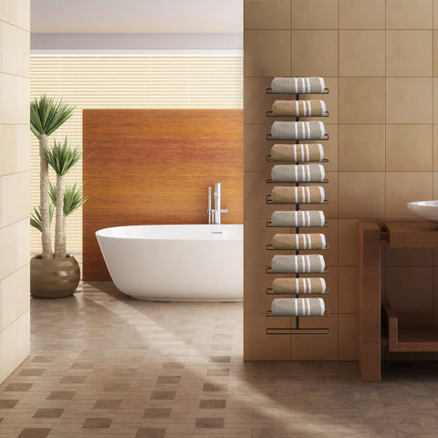 6-Tier Bottle Wall Mounted Wine Rack