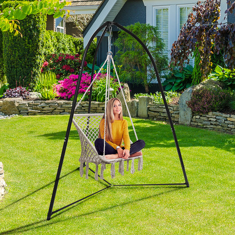 Steel Hammock Chair Stand Tripod Style