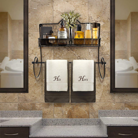 Paper Towel Holder with Multi-Purpose Shelf