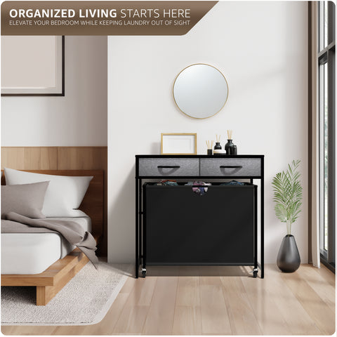 Pull-Out Laundry Hamper with Wheels