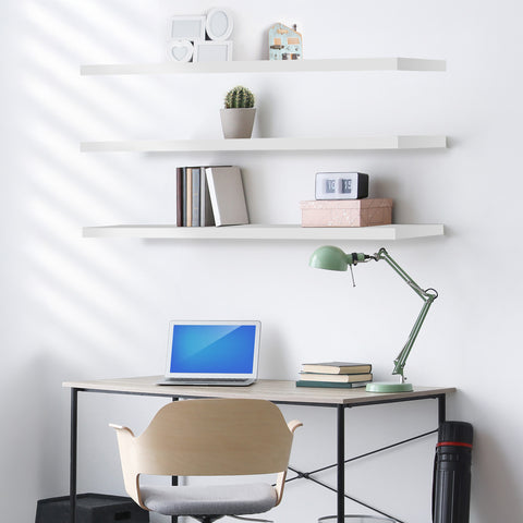 55-Inch Extra Long Floating Shelves (Set of 3)