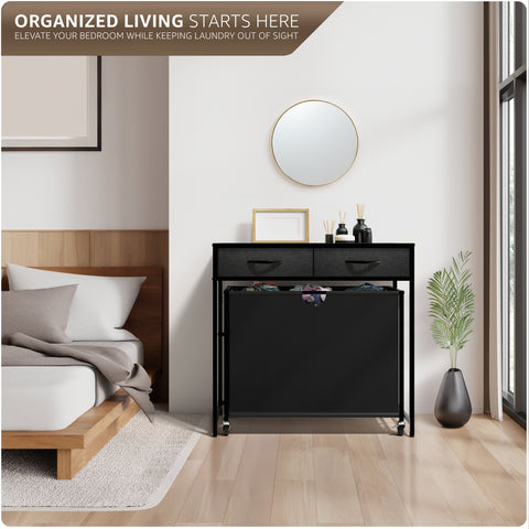 Pull-Out Laundry Hamper with Wheels