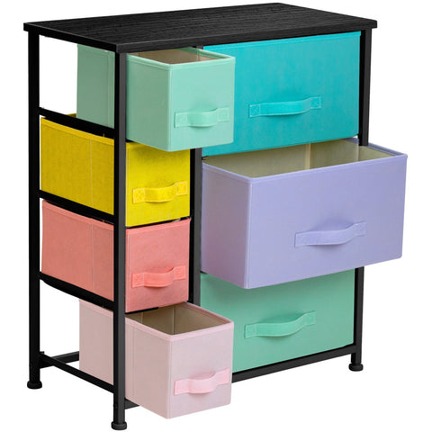 7-Drawer Chest Dresser (Pastel Colors)