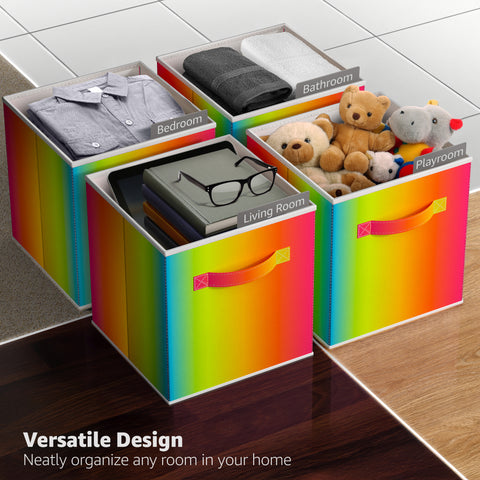 11" Cube Storage Bins (6 Pack)