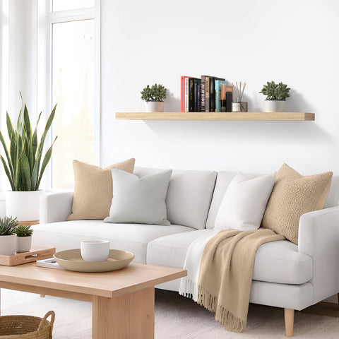 55-Inch Extra Long Floating Shelf (1-Piece)