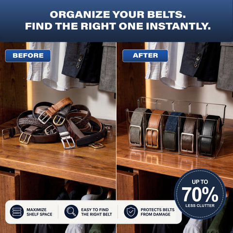 2 Pack Belt Organizer