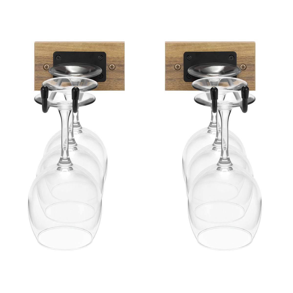 Glass Holder Stemware Rack Set (Set of 2)