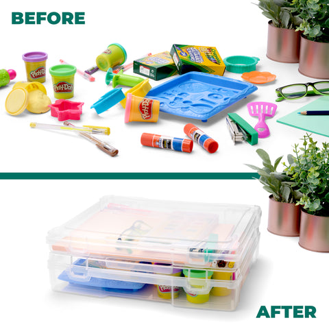 Portable Project Thin Case (12 Pc Clear)