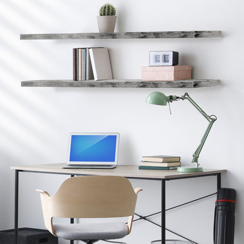 55-Inch Extra Long Floating Shelves (Set of 2)
