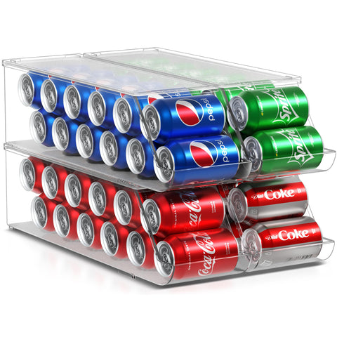 12 Can Soda Can Organizer Drink Dispenser Set