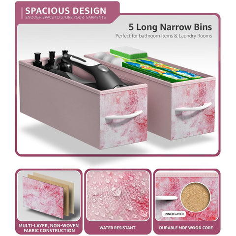 5 Drawer Narrow Storage Tower