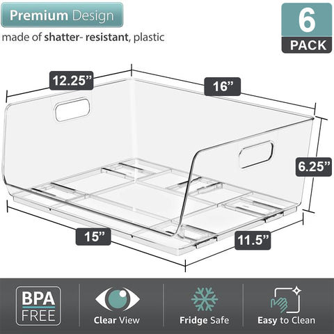 Open Front Bins Set
