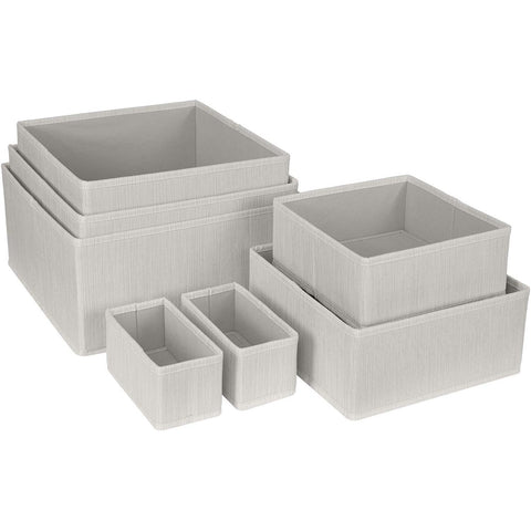 Fabric Basket Bins (7 Pack)