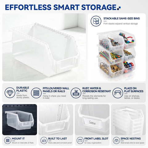 Open Front Garage Storage Bin (Extra-Large)