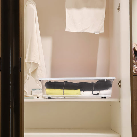 Underbed Bins with Lids (Set of 2)