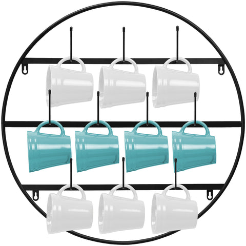 10 Mug Round Mug Rack (3 Tier)