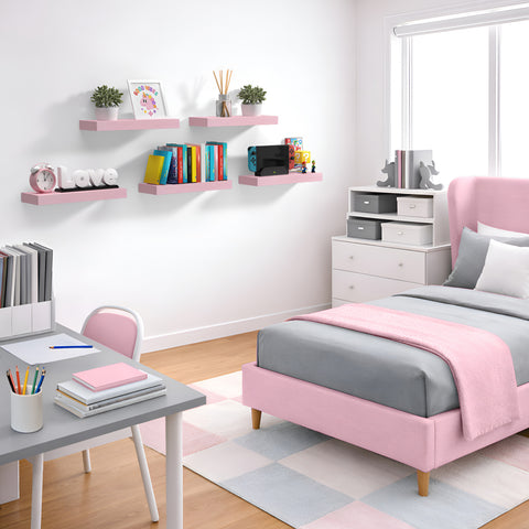 Wall Mounted Floating Shelves (5 Pack)