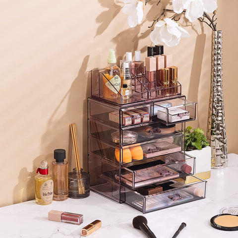 Makeup Organizer Set Tray (6 Drawer)