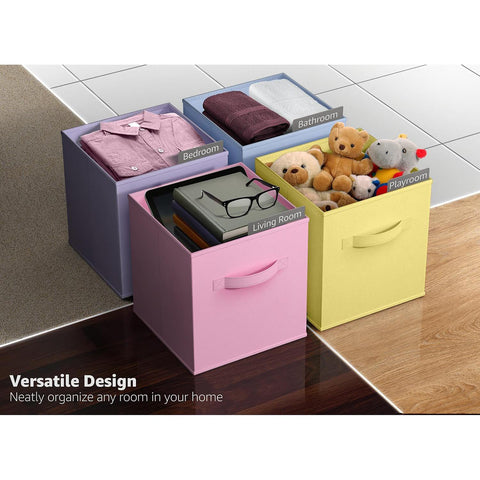 11" Cube Storage Bins (6 Pack)