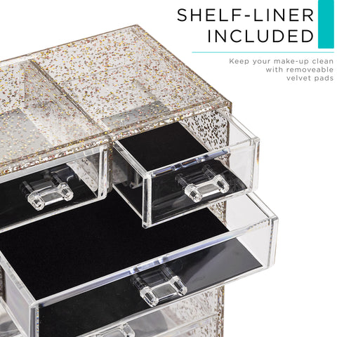 Makeup Organizer Set Tray (6 Drawer)