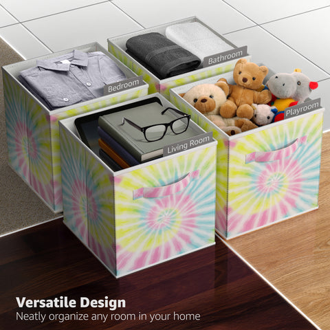 11" Cube Storage Bins (6 Pack)