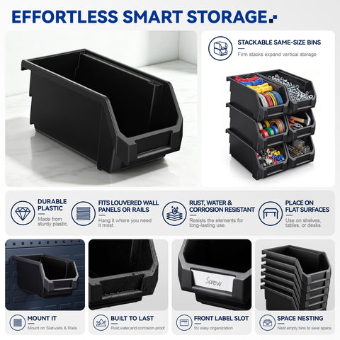 Open Front Garage Storage Bin (Extra-Large)