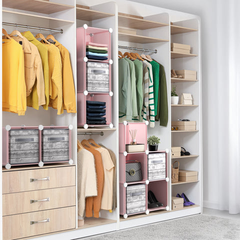 Stackable Cube Storage Organizer
