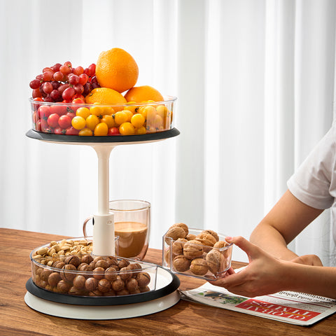 2-Tier Rotating Kitchen Organizer