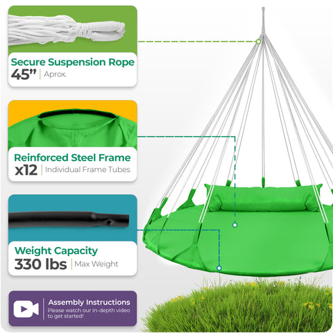 Saucer Hanging Swing Nest